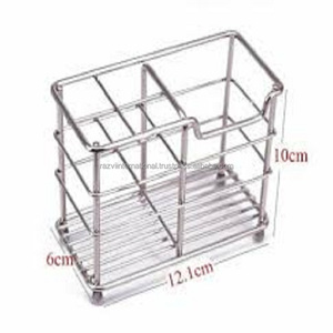 Porte-brosse à dents en métal et acier inoxydable pour salle de bain et hôtels accessoires - Product Image 3