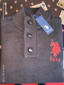 Authentique nouvelle marque Premium cachemire coton pull pull pour hommes hiver à manches longues col montant automne Bangladesh Stock - Product Image 2