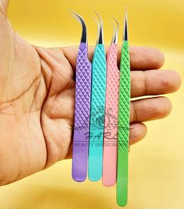 Pinces pour extensions de cils, pinces colorées pour cils, pinces personnalisées pour extensions de cils, ensemble de pinces pour extensions de cils, fournitures pour cils - Product Image 3