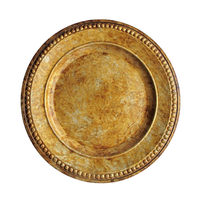 Assiettes de Présentation Rondes en Fer Écologiques, Design Minimaliste, Taille Personnalisable, Couleur Blanche, pour Hôtels et Restaurants