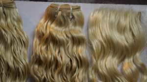 Extensions de cheveux indiens Remy cuticule brute alignée Double dessiné 613 paquets de trame blonde fermeture frontale I conseils haute qualité humaine - Product Image 4