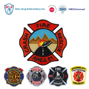 Parche Bordado Personalizado de Rescate contra Incendios, Emblema de Servicio de Emergencias EMR EMS para Uniforme - Product Image 3