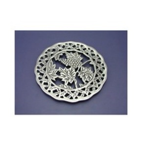 Antique Decorative Customized logo Print Wholesale Handmade Unique Elegant Designer Classic Square Modern Look Metal Trivet - Product Image 6