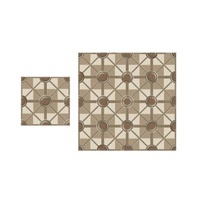 Carreaux de sol décoratifs en porcelaine à surface antidérapante 400x400mm - Product Image 6