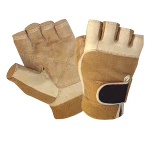 Weight Lifting Gloves made with high quality leather and Amara available with customized logo and design