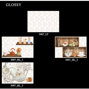 Azulejos decorativos de cerámica de color blanco puro para cocina 300x450mm - Product Image 6