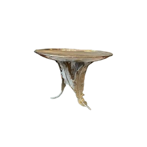 Elegant 2-Piece Round <b>Cake</b> <b>Stand</b> <b>Set</b> in Galvanized Stylish Design Perfect for Desserts and Celebrations Elegant Display Pieces - Product Image 5