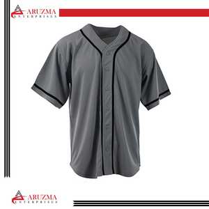 เสื้อเบสบอลสำหรับผู้ชายผู้หญิงเสื้อกีฬาระบายอากาศได้ดีพร้อมชื่อทีมพิมพ์หมายเลขโลโก้ - Product Image 3