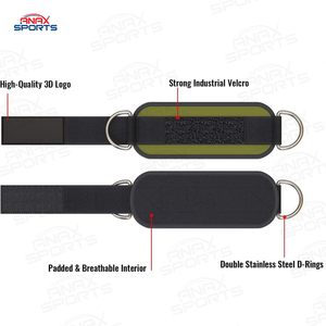 Courroie de cheville rembourrée d'haltérophilie OEM en néoprène - Product Image 5