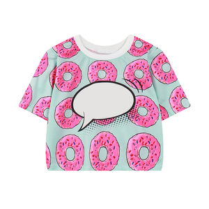 Women's Cotton Full Sleeve <b>Crop</b> <b>T</b>-<b>Shirt</b> Casual Slim <b>Fit</b> Lightweight Top for Summer Wear Available in Various Sizes - Product Image 4