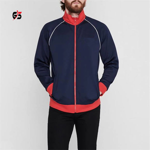 Sudadera con cuello de tortuga para hombre, Camisa de algodón y poliéster con logotipo personalizado para trotar, correr, atlético, con cremallera - Product Image 2