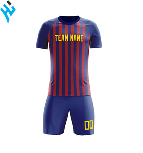 Maillot de football personnalisé unisexe bleu noir camouflage sublimé anti-humidité à manches courtes col classique élastique - Product Image 6