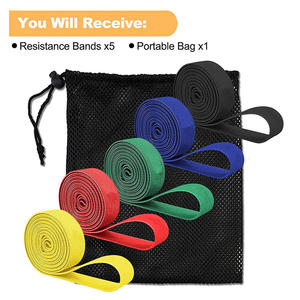 Bandes de résistance réglables, en tissu élastique, bandes pour la gymnastique, les exercices physiques - Product Image 3