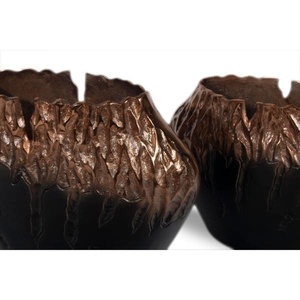 Black And <b>Copper</b> Flower <b>Vase</b> Best Quality Good Selling Customized in Color <b>Vase</b> New Design <b>Vase</b> - Product Image 2