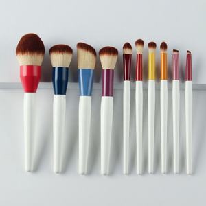 Vonira-Juego de brochas de maquillaje de alta tecnología, Kit de brochas cosméticas de fibra de cristal Nano para <span class=keywords><strong>contorno</strong></span>, colorete, sombra de ojos, 10 unidades - Product Image 2