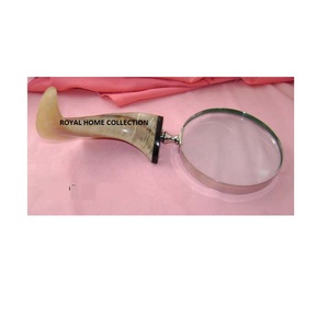 Hot bán dễ dàng để thực hiện cầm tay cổ điển động vật Sừng hình dạng hải lý Kính lúp toàn bộ bán hai tròng kính lúp quang học - Product Image 1