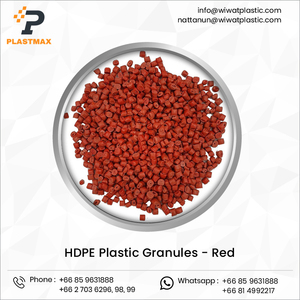 General <b>Plastics</b> Products Usage Injection Grade Red Pellets HDPE Injection Red <b>Plastic</b> Granules at Best Price - Product Image 4