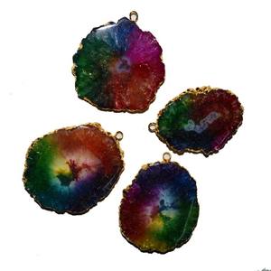 Pendentifs de guérison en quartz solaire avec grosses pierres précieuses - Product Image 1