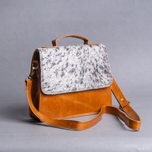 New Arrival Luxury Women's Cross Body Bag Popular Brand Large Vintage Leather <b>Handbag</b> Genuine Leather Lining Pearl Decoration - Product Image 1