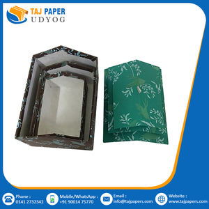 Caja de papel Kraft antigua, caja de papel hecha a mano con impresión personalizada, venta al por mayor, precio de fábrica, diseñador, caja de papel de embalaje de regalo impresa personalizada - Product Image 2