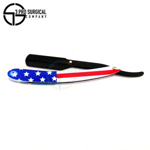 3Rasoirs droits de qualité Pro conçus pour un usage professionnel, construction en acier inoxydable, conception légère et facilité de contrôle - Product Image 4