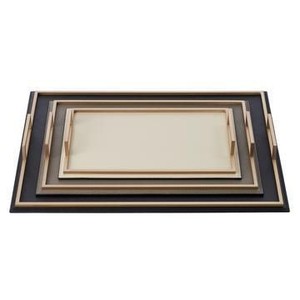 Bandeja de madera hecha a mano, soporte de metal ecológico, tamaño personalizado, almacenamiento de alimentos decorativo más demandado, servicio directo de la India - Product Image 2