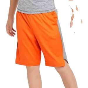 Pantalones cortos de baloncesto naranja con tira para hombre/niño al por mayor - Product Image 1