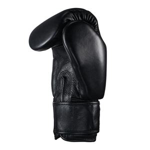 Gants de boxe en cuir 14 oz 16 oz 18 oz 20 oz, protège-mains d'entraînement, bon marché - Product Image 3