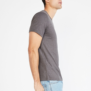 T-shirt homme OEM 2021 T, nouveau style élégant, rose rouge, col rond, 100% coton, uni, pour homme/garçon - Product Image 6