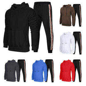 Conjunto de chándal de invierno para hombre de gran tamaño con cordón y Jersey de calidad de marca personalizada - Product Image 2