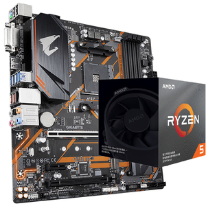 Carte mère de jeu GIGABYTE B450M AORUS ELITE d'occasion Micro ATX avec processeur de bureau <span class=keywords><strong>AMD</strong></span> Ryzen <span class=keywords><strong>5</strong></span> 7 3500X <span class=keywords><strong>3600</strong></span> 3600X 3700X 3800X - Product Image 6