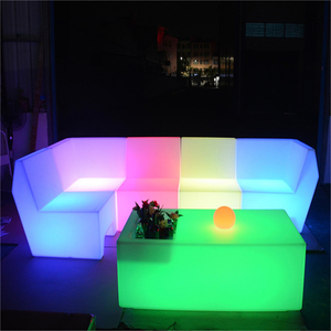 <span class=keywords><strong>Bar</strong></span> Promosi Menyala Grosir Luar Ruangan Pub Ruang Santai Plastik Menyala Furnitur Klub Malam Sofa Bercahaya Led - Product Image 6