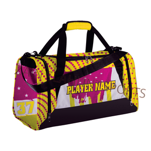 Bolsa de viaje personalizada para Gimnasio Deportivo tela de poliéster con cremallera de algodón altamente personalizable impresión por sublimación personalizada - Product Image 6