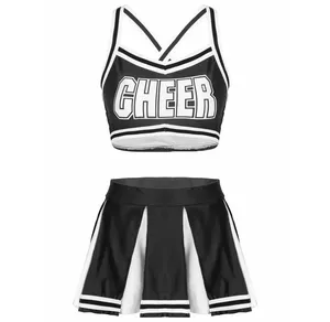 sublimation spandex cheerleading uniforms Custom wholesale women cheerleading uniform