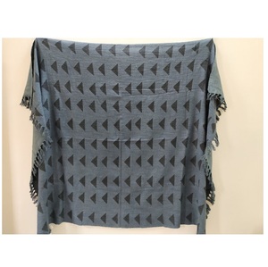 100% coton Slub canapé canapé couvre-lit africain mudcloth bloc imprimé serviette de plage turc tissé Handloom jeter hiver cadeau couverture - Product Image 2