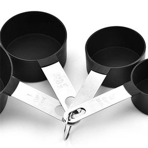 Standard Design Black <b>Measuring</b> Cups with Metal Handles Restaurant Cooking Kitchen <b>Tools</b> From India - Product Image 5