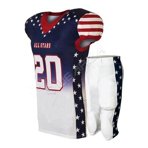 Bajo demanda, personalizado, la mejor calidad, sublimación hecha, uniforme de equipo de fútbol americano Juvenil/camiseta de fútbol americano para hombres en Cus - Product Image 2