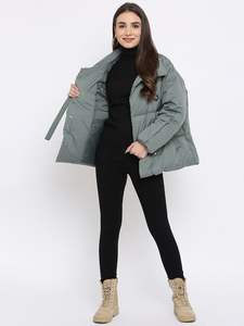 2022 Ultra <b>Lightweight</b> Breathable Winter Puffer <b>Jacket</b> for <b>Women</b> Wool Lining Bubble Style Plus Size Windbreaker Nylon Cotton - Product Image 5