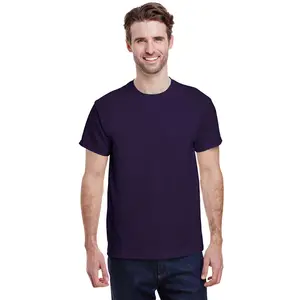 tshirt Black Berry color Logo Printing 100% Cotton Custom T shirt Printed Tshirt for Sale