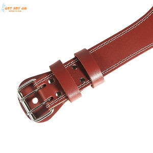 Ceinture de levage de puissance de musculation en peau de vache pour l'exercice d'haltérophilie et de levage mort - Product Image 3