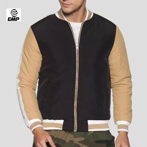 High Quality Designer Famous Brand <b>Long</b> Sleeve Winter Stand Collar Embroidery <b>Waterproof</b> Windproof Unisex Varsity <b>Jacket</b> Men - Product Image 3