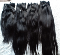 Extensions de cheveux naturels bouclés indiens birmans Remy de 20 pouces, extensions de tissage de cheveux, HairX