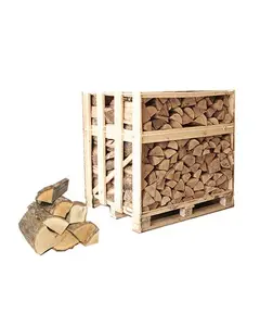 Kiln dried firewood in 1 RM wooden crates