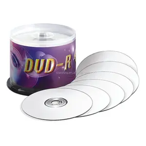 Leadisk blanc 4.7gb dvd, 120 minutes dvdr, 16X, UNE catégorie, 50/100 pièces en vrac ou emballage de boîte de gâteau