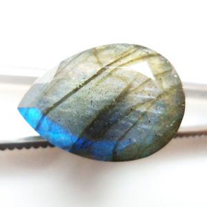 Labradorite naturelle pierre précieuse forme de poire pierre taillée à facettes 6X4MM pendentif fabrication de bijoux pierre de naissance en vrac pierre précieuse pour bijoux - Product Image 4