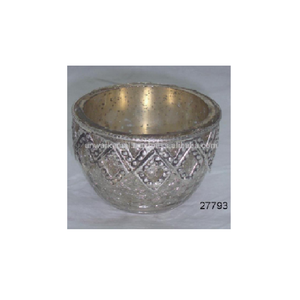 Verre décoratif en métal de qualité supérieure et photophore votif en laiton pour la décoration de la maison - Product Image 1