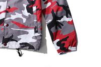 Veste de Camouflage pour Coach, personnalisation disponible pour les entraîneurs de Sports de plein air, meilleur manteau respirant, Style de col, Sublimation imprimée