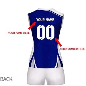 2025 maillots de volley-ball personnalisés pour femmes créez votre propre ensemble de maillots de volley-ball d'équipe avec nom et numéro - Product Image 2