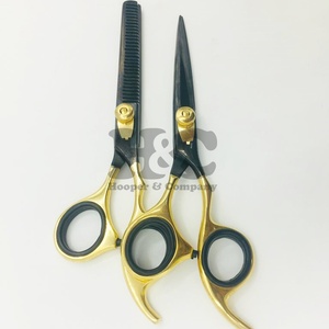 Nouvel arrivage Ciseaux pointus Kit de coiffeur pour outils de salon de coupe de cheveux Ciseaux amincissants Rasoir en acier inoxydable Vison durable - Product Image 3
