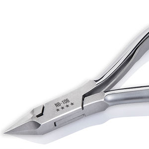Pince à ongles professionnelle en acier inoxydable NB-106 chromé pour salon de manucure - Product Image 1